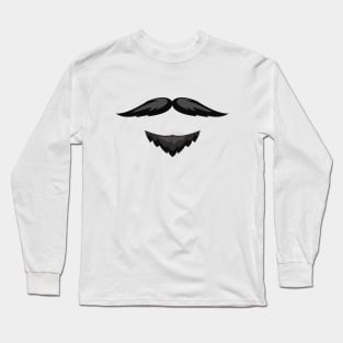 Fun Mustache Long Sleeve T-Shirt